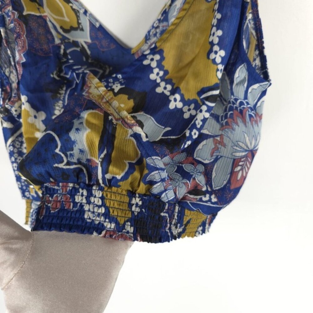 NWT FREE PEOPLE Ocean Combo Weekend in Montauk Cropped Tank Top‎ OB1338373 Sz M - Picture 9 of 12